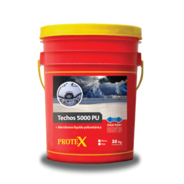 Protex - Techos 5000 PU Blanco Rojo
